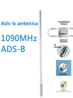 Antenne de communication omnidirectionnelle extérieure en FRP pour ADS-B 978/868/1090 MHz, compatible UAV FPV et Flight Aware