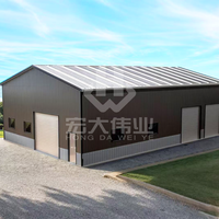 Garage préfabriqué durable pour trois voitures, structure en acier, installation rapide et conception personnalisée pour le stationnement des voitures