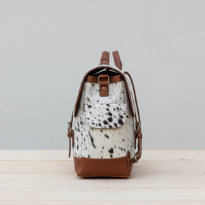 Sac à dos élégant en cuir véritable pour femmes, avec plusieurs poches, construction légère et durable, épaule confortable - Product Image 4