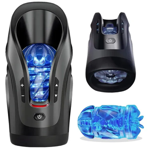 Leten Cannon King Mini lujo 36 modos juguete para adultos masturbador masculino eléctrico succión automática empuje sonido realista - Product Image 1