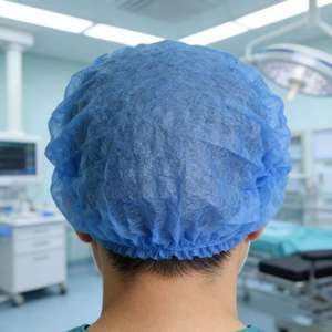 <span class=keywords><strong>Gorro</strong></span> Médico Desechable No Tejido, Antipolvo, Transpirable, Quirúrgico, Estéril, para Fábrica - Product Image 5