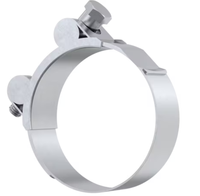 Collier de serrage métrique en acier inoxydable 201/304 avec boulon en T, robuste, pour tuyaux, tailles personnalisées pour l'exploitation minière et l'industrie lourde, OEM