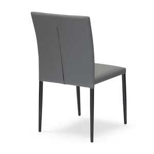 (E7538) Sillas de Comedor de Tela Completamente Tapizadas con Patas de <span class=keywords><strong>Metal</strong></span> para Restaurante al Aire Libre - Product Image 5