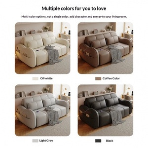 Cama Multifuncional Plegable de Metal con Control Remoto Inteligente, Estilo Crema para Apartamentos Pequeños, Doble Uso para Sala de Estar y Dormitorio, Modelo 520 - Product Image 5
