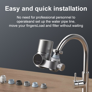 Depuratore d'Acqua Digitale UV per <span class=keywords><strong>Rubinetto</strong></span> con Display Intelligente e <span class=keywords><strong>Filtro</strong></span> a Carbone Attivo per <span class=keywords><strong>Bagno</strong></span> e Cucina - Product Image 4