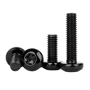 Viti a <span class=keywords><strong>testa</strong></span> cilindrica Torx ossidate nere all'ingrosso per fabbriche, viti a <span class=keywords><strong>testa</strong></span> bombata in acciaio inossidabile 304/316, bulloni con sistema metrico - Product Image 1