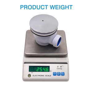 GUIDA 718030 115mm copertura cromata in plastica ABS <span class=keywords><strong>scarico</strong></span> piatto <span class=keywords><strong>doccia</strong></span> fondo stagno bianco - Product Image 4