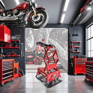 Support de levage hydraulique pour <span class=keywords><strong>moto</strong></span> de haute qualité avec roues pour une réparation efficace des motos - Product Image 3
