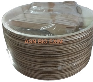 Assiettes à manger durables biodégradables en feuille de palmier Areca Plats bio dégradables écologiques avec gravure à motif végétal - Product Image 2