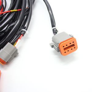 Conector de arnés impermeable, conjunto completo con cable, macho y hembra, 2 polos, 3P4, Agujero 6P8P12P - Product Image 5