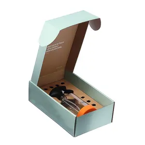 Nhà Máy Bán buôn biểu tượng tùy chỉnh sóng chai packiging vận chuyển hộp các tông hộp giày bao bì - Product Image 4