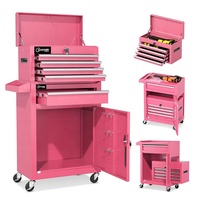 Chariot d'atelier modulaire en acier, armoire à outils, coffre à outils sur roulettes