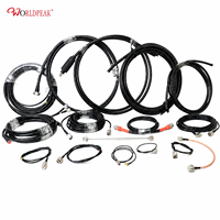 Câble coaxial flexible RG400 en PTFE à double blindage personnalisé par le fabricant avec connecteurs RF multiples SMA N TNC pour l'assemblage d'avionique