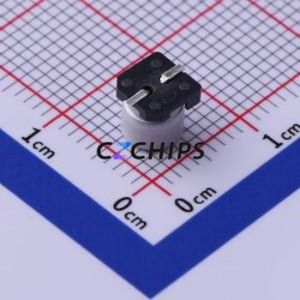 ตัวเก็บประจุอิเล็กโทรไลต์อะลูมิเนียมแบบ SMD รุ่น UWT1H4R7MCL1GB, ขนาด D5xL5.4 มม. ความจุ 4.7uF 20% 50V 19mA-120Hz - Product Image 2