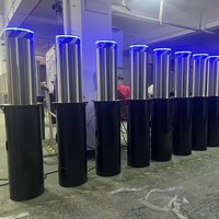 Bolardos de Seguridad de Tráfico de Acero Inoxidable con Sistema Hidráulico Automático para Estacionamiento