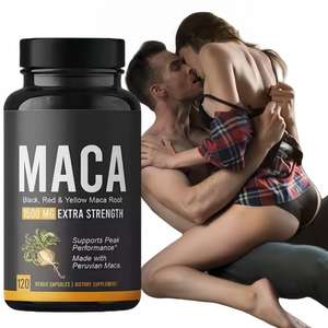 Cápsulas de <span class=keywords><strong>Maca</strong></span> para Hombres y Mujeres Adultos - Suplemento Herbal Vegano Orgánico con <span class=keywords><strong>Beneficios</strong></span> para el Control de Energía y Antioxidantes - Product Image 1