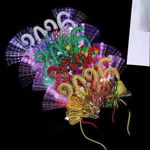 Fascia per Capelli Luminosa <span class=keywords><strong>2026</strong></span> con Luci in Fibra Ottica Scintillanti - Product Image 2