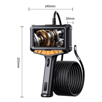 Boroscopio Industrial PLX P370 de 8.5mm OEM/ODM, Herramienta de Inspección y Reparación con Dirección Bidireccional de 360°, Pantalla de 5.0 Pulgadas, 1080p, IP67, Zoom 2X, 75° de Campo de Visión, 5h de Duración