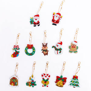 Porte-clés personnalisé avec peinture diamant, <span class=keywords><strong>livraison</strong></span> <span class=keywords><strong>rapide</strong></span>, fournitures pour bricolage, divers Styles, Support, personnalisation de diamants - Product Image 2