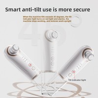 Limpiador de Poros Eléctrico Recargable por USB, Herramienta para Eliminar Puntos Negros, Extractor de Comedones, 4 Cabezales, Spa Facial en Casa, Terapia Fría/Caliente