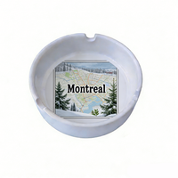 Cendrier en céramique personnalisé, souvenir touristique de Montréal, Canada, vente en gros