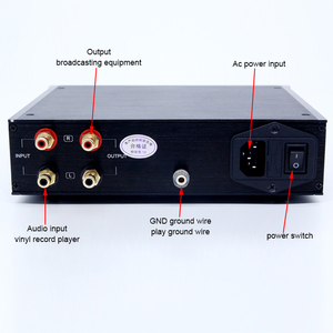 BRZHIFI-S01-D de doble circuito, <span class=keywords><strong>tocadiscos</strong></span> MM/MC, amplificador de Audio <span class=keywords><strong>HIFI</strong></span>, para cine en casa - Product Image 5