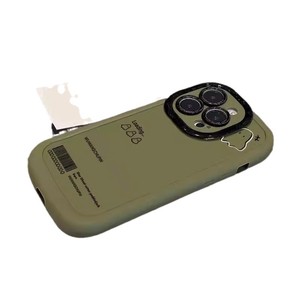 Custodia in Silicone liquido per Apple per iPhone 14 Pro Max 12-copertura totale soffio fantasma Design antiurto Cover TPU impugnatura del telefono - Product Image 2