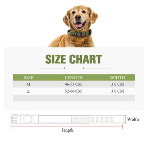 Collier tactique pour chien, couverture de support de traqueur GPS, collier anti-perte réglable en nylon pour animaux de compagnie, pour colliers de chien Airtag - Product Image 4