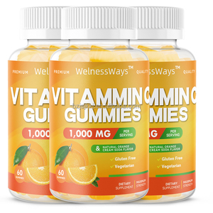 Vegan Gummis Vitamine C Soft Candy Anti-Oxidant y Anti-Age Vitamin C Gummies para blanquear la piel - Product Image 4