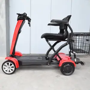 Hafif pil ve koltuk ile yüklemek çok kolay kaldırıldı otomatik kat 4 tekerlekli scooter