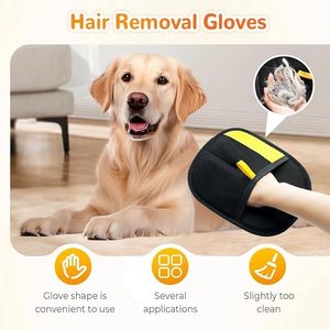 Customizable logo Electrostatic <b>Pet</b> Hair Remover Glove Reusable Hair Removal Lint Roller for Couch, Carpet, Grooming <b>Pet</b> Gloves - Product Image 6