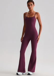 Body da Yoga Senza Cuciture con Spalline Regolabili e Schiena Scoperta per Donna, Supporto Elevato, Modellante, Asciugatura Rapida, Pezzo Unico per Palestra - Product Image 3