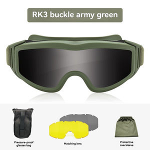 आउटडोर चश्मा एंटी-शॉक नाइट-विजन मोटोक्रॉस सामरिक गोगल विंडप्रूफ डुस्टप्रूफ शूटिंग मोटोक्रॉस मोटरसाइकिल चश्मा - Product Image 6