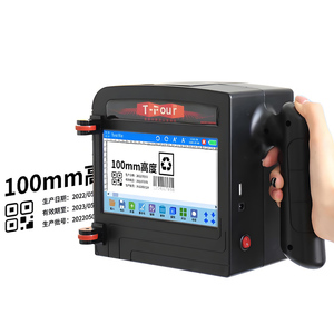 In ấn 10cm lớn định dạng máy in cho ngày số lô của hộp gỗ ống thép cầm tay máy in phun Logo mã hóa máy - Product Image 1
