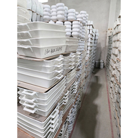 Ventes chaudes de plats pour restaurants, plats et bols en céramique, porcelaine, plats à dîner en gros à bas prix, vente à la tonne