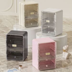 High-end Storage Cabinet for Home Use, <b>Vanity</b> Drawer Organizer, Large Capacity Plastic Cosmetic Storage <b>Box</b> - Product Image 2