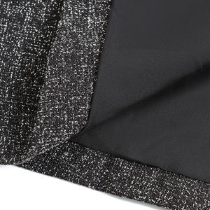 Nuovo Completo Autunnale in Stile Francese Casual, Due Pezzi, Tinta Unita, Lunghezza a Terra, Slim Fit, Tessuto Intrecciato, Linea ad A, Collo Tondo Naturale - Product Image 5