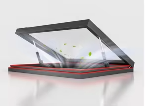 Ventana <span class=keywords><strong>de</strong></span> Techo Automática Eléctrica Personalizada, <span class=keywords><strong>de</strong></span> Aleación <span class=keywords><strong>de</strong></span> Aluminio, Impermeable e Insonorizada, con Control Remoto - Product Image 6