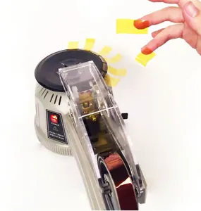 Zcut-dispensador automático de cinta adhesiva de papel, 2 carrusel electrónico