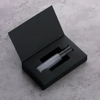 Personnalisé plaine 30ml 50ml 100ml livre style recycler carton rigide compte-gouttes UV mousse insérer bouteille de parfum boîte de chocolat