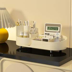 Organizzatore per Profumi Rotante a 360 Gradi Grande Capacità Porta Pennelli per Trucco Organizzatore Cosmetico da Scrivania di Alta Qualità - Product Image 3