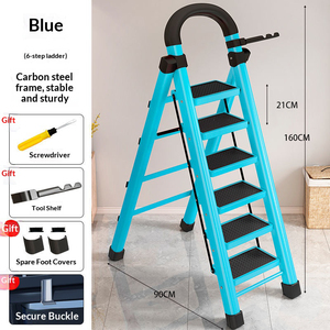 Escalera Multiusos de Alta Resistencia de 6 Peldaños, Escalera Plegable Tipo <span class=keywords><strong>Cherry</strong></span> Picker - Product Image 6