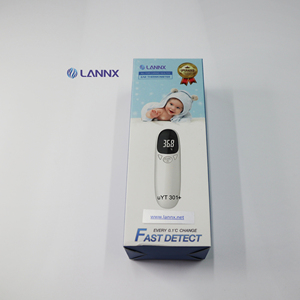 Lannx UYT เครื่องวัดอุณหภูมิอินฟราเรด, 301 + จอแสดงผล LCD เครื่องวัดอุณหภูมิการอ่านค่าได้อย่างแม่นยำทันทีเทอร์โมมิเตอร์อินฟราเรดทางการแพทย์ดิจิตอล