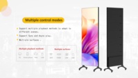 Pantalla LED Inteligente Serie G-T4 para Interiores, 750x2000mm, Pantalla Vertical Móvil de Alta Gama, P1.25/1.56/1.9/2.5/2.6/2.9/3.9mm, IPX3