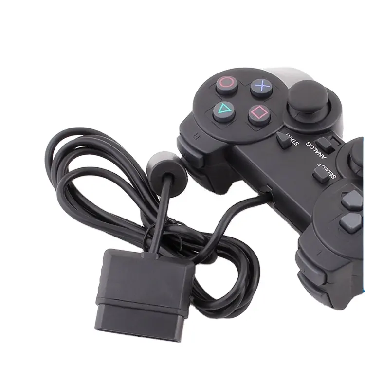 Chất lượng hàng đầu có dây trò chơi điều khiển joystick cho PS2 điều khiển