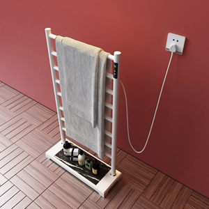 Sèche-serviettes de bain intelligent pour la maison avec chauffage électrique multicouche Nouveau support de toilette pour hôtels au sol - Product Image 3