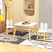 Table d'activités sensorielles en bois pour enfants, ensemble table et chaises en bois pour tout-petits, vente en gros