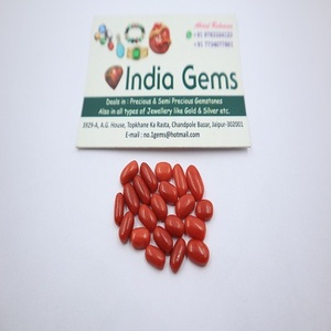 Coral naturel de qualité AAA+, cabochon, pierre précieuse en vrac pour la création de bijoux - Product Image 1