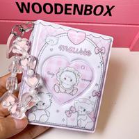 Livre de cartes postales de 3 pouces à thème dessin animé, pour cartes de visite, passeports, cartes étoiles, collection de cartes, livre photo commémoratif polarisé pour fabricants