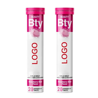 Complément alimentaire quotidien de collagène sous marque privée, comprimés effervescents blanchissants pour la beauté, boisson au collagène
